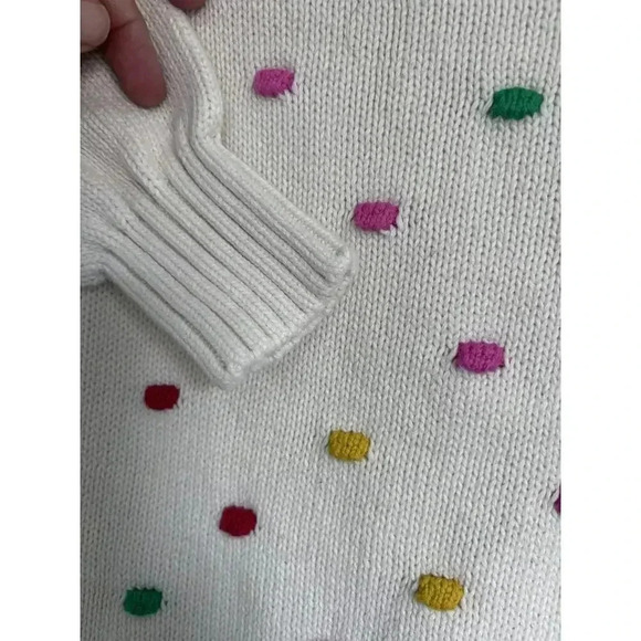 Gap Cream Colorful Popcorn Sweater Dress - Picture 6 of 10